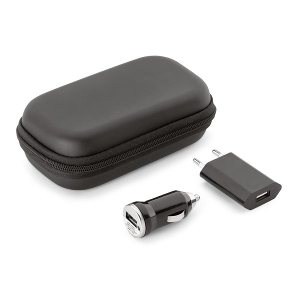 Kit de carregadores USB em ABS YBP57326
